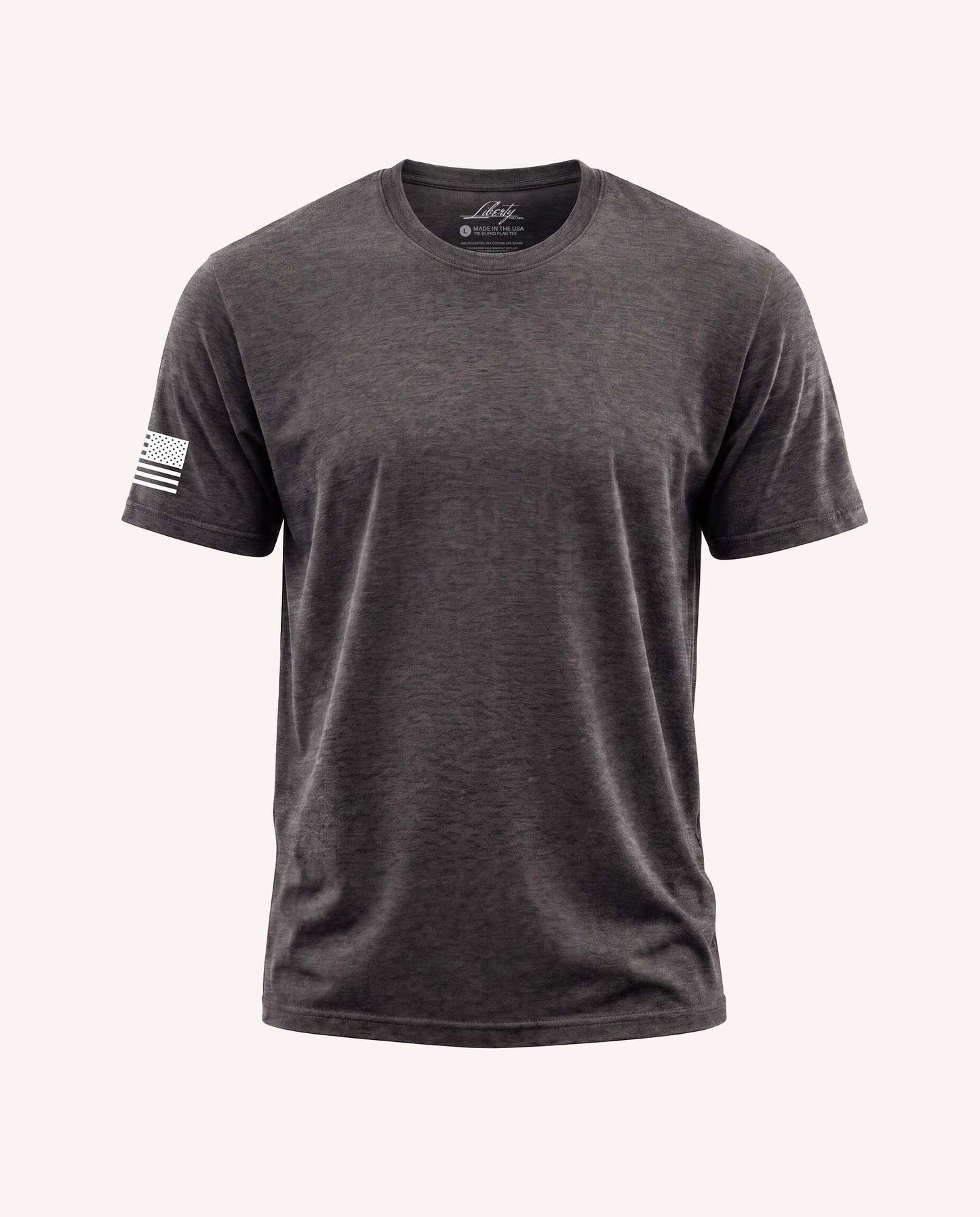 All-Day Triblend Flag Tee with White Flag